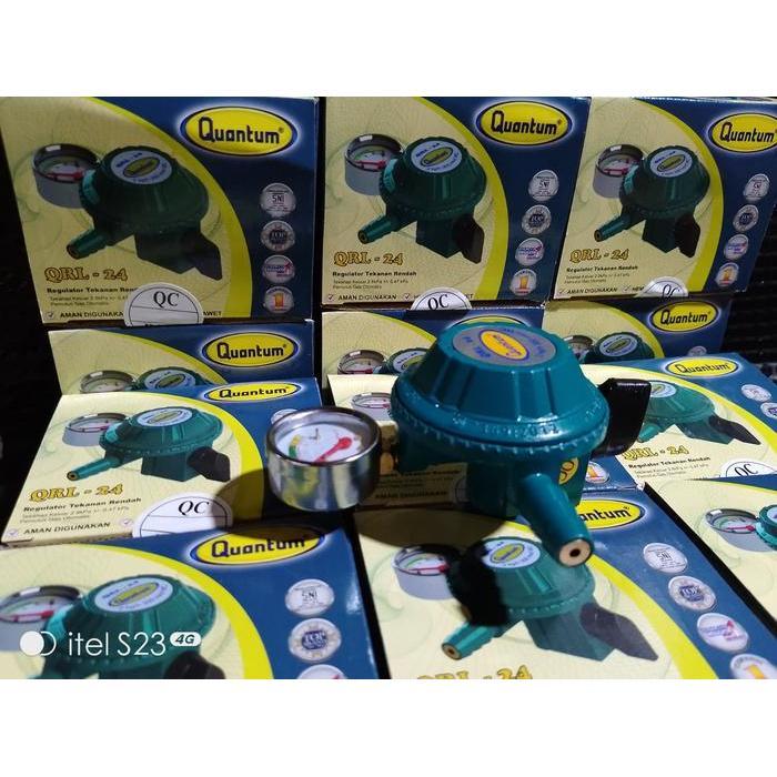 Regulator Gas Dengan Meter QRL - 14 Quantum - QRL-14