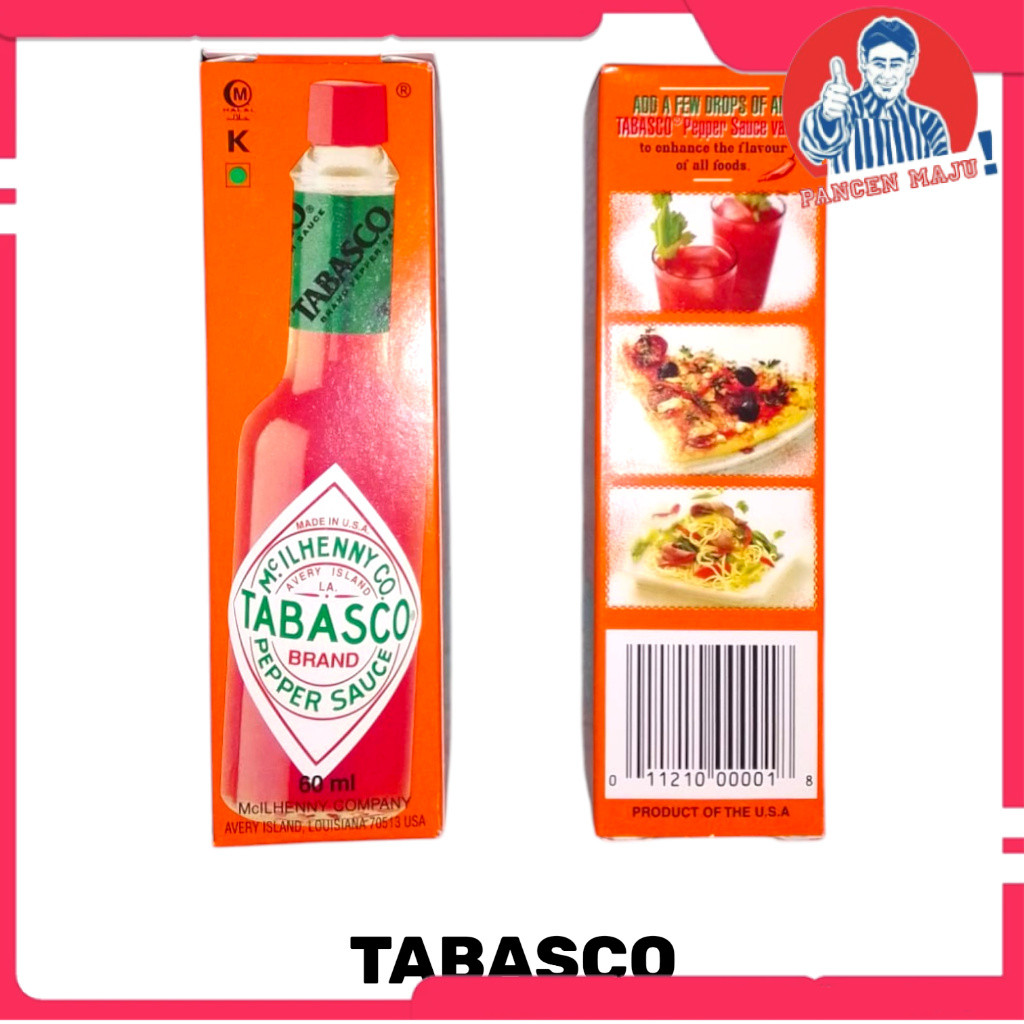 Tabasco Red Pepper Sauce / Tabasco Saus 60 ML Original Product of USA