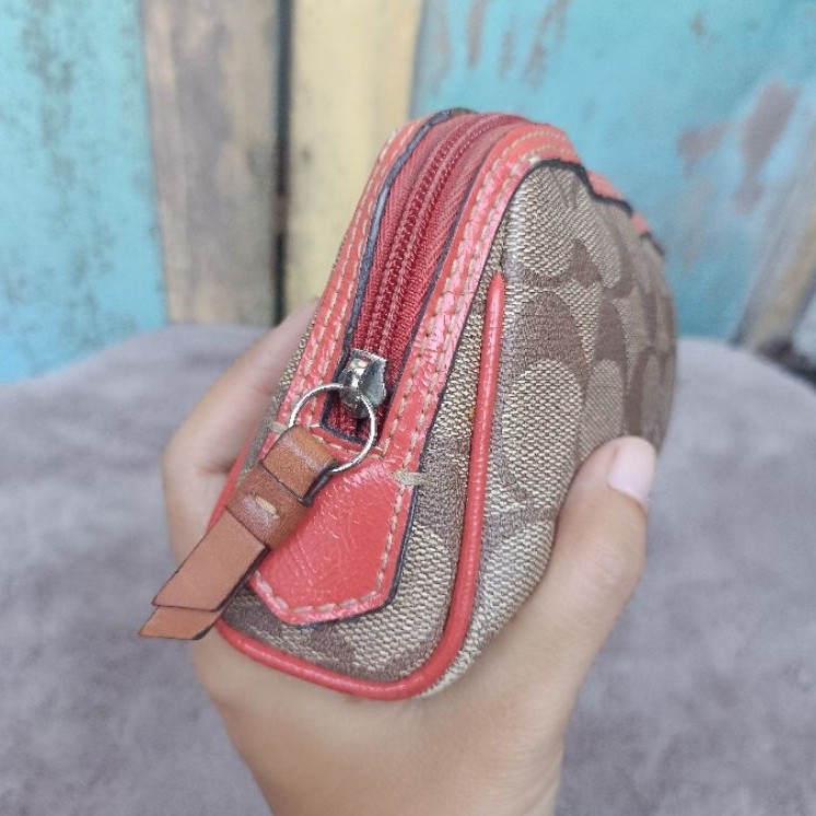 Coach Signature pouch original
