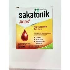 SAKATONIK ACTIV LIVER 1 strip isi 6 kaplet Suplemen Penambah Darah Anemia