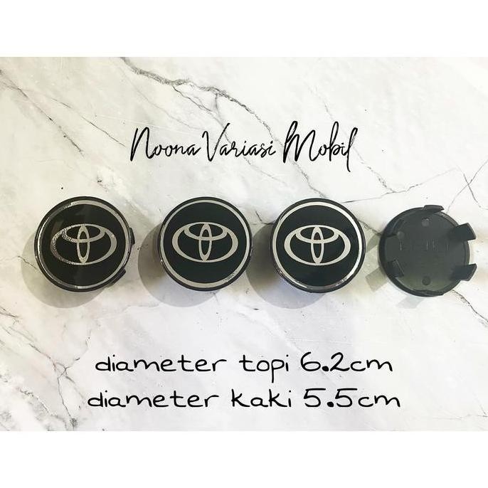Promo Premium Tutup Dop Velg Variasi Logo Toyota Innova Reborn Avanza New Cod