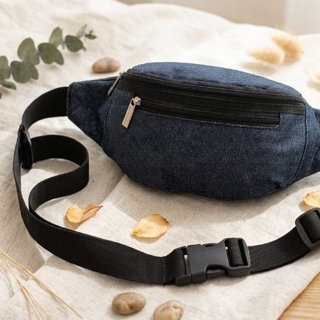 Tas Selempang Denim / TAS WAISTBAG PRIA / TAS DENIM / TAS BAHU
