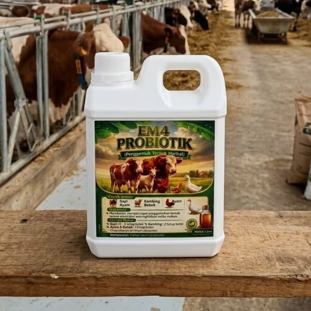 em4 probiotik penggemuk ternak..