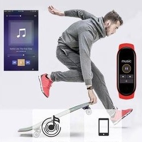 12.12 Promo Aokeyo Smartwatch Bluetooth Smartband Fitness Tracker Colour Display Heartrate