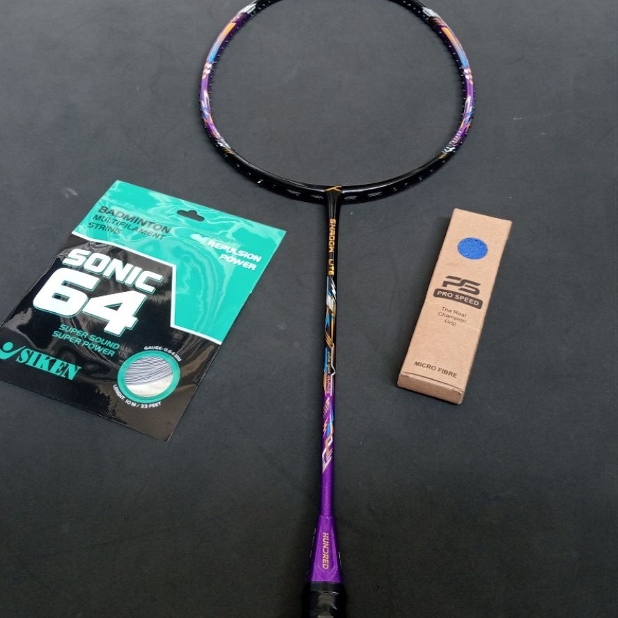 Raket badminton bulutangkis bekas second original hundred shadow lite