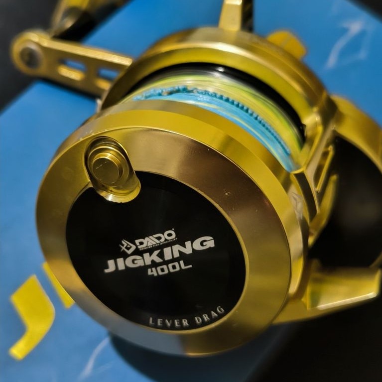 Daido JigKing 400L & Go Strike Versus Pro Jigging PE4 ( overhead )