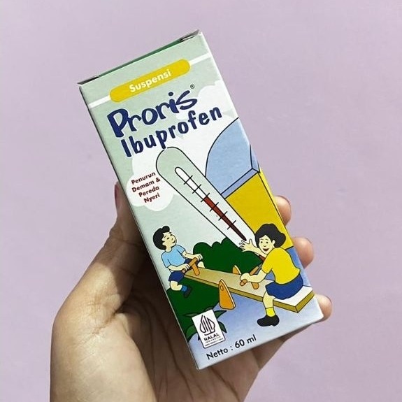Proris Syrup 60ml - Ibuprofen Penurun Demam Anak