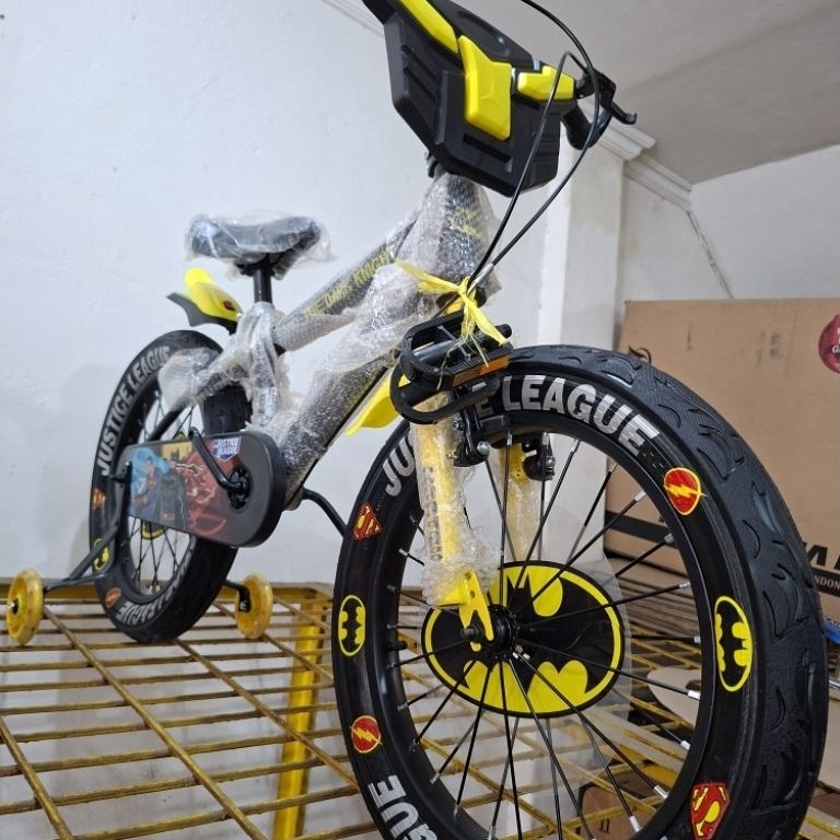 Sepeda Anak sepeda BMX 18 Inch MORTEIN BATMAN / SUPERMAN ( BAN JUMBO 3.0 )