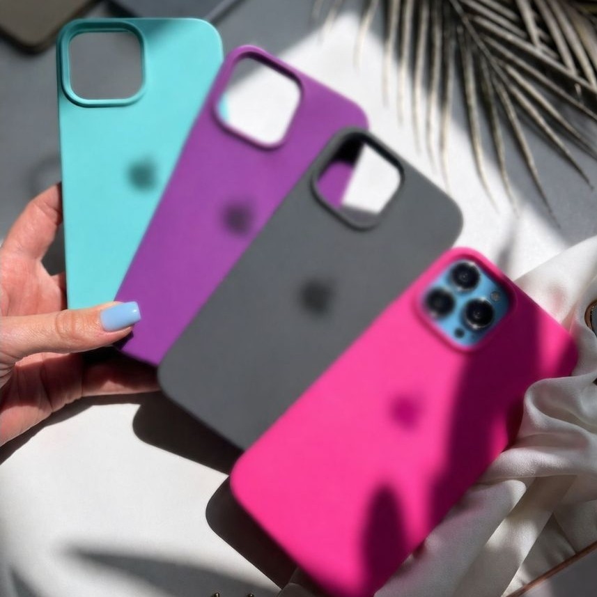 Softcase Iphone 15 16 Pro Bahan Silicone Anti Noda