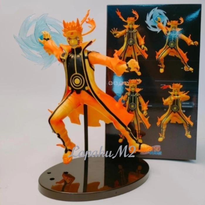 [STOK TERBARU] Action Figure Uzumaki NARUTO Kyubi Bijuu Nine Tail Kurama Sage Mode