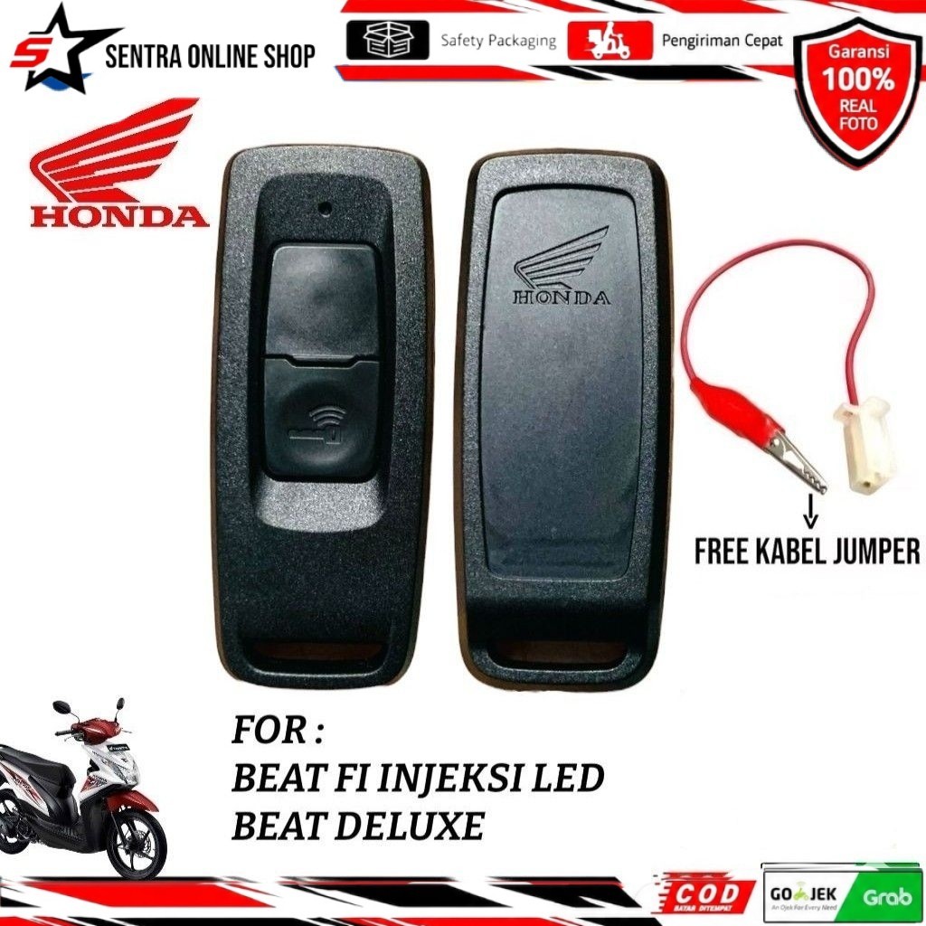 Kunci remot remote keyless honda beat fi injeksi led beat deluxe 2020 - sekarang
