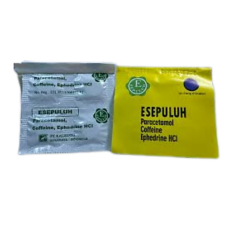 ESEPULUH 1 CATCH COVER @ 1 STRIP @ 4 TABLET