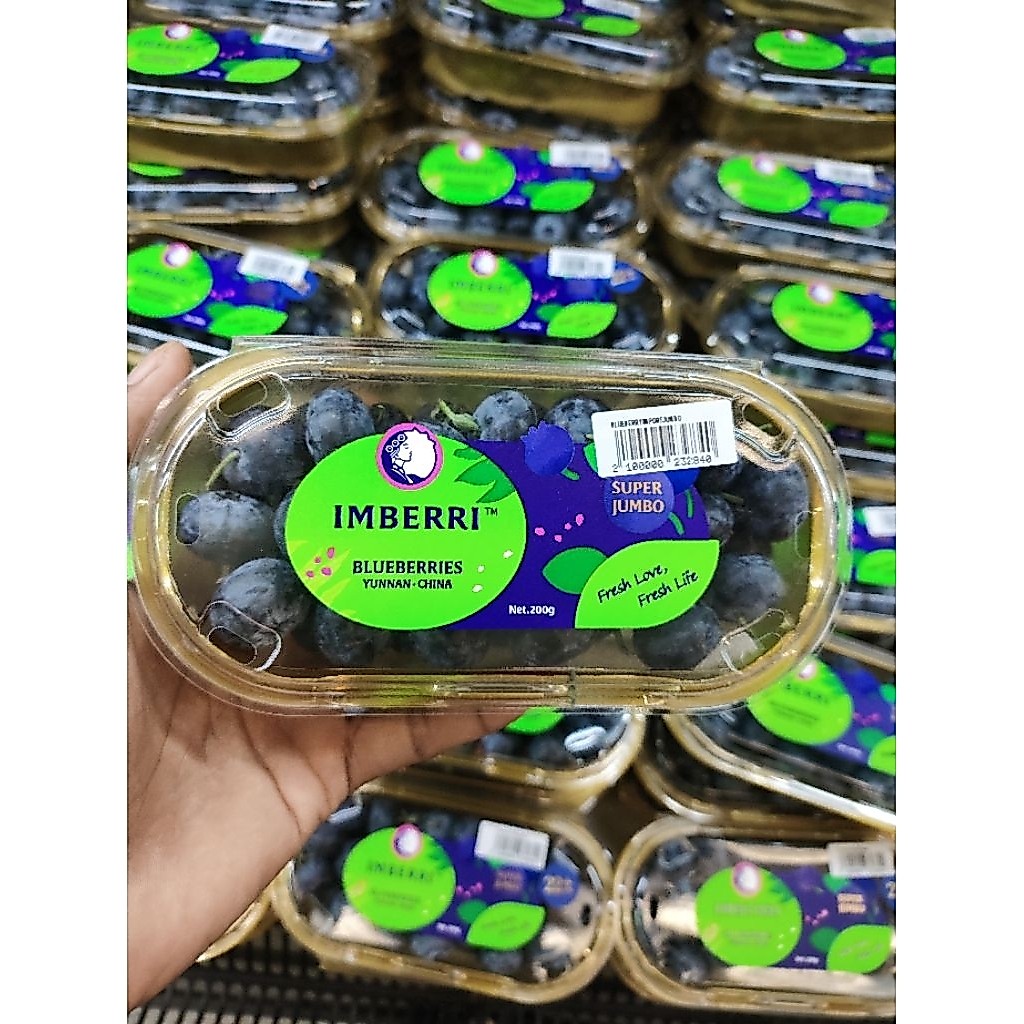 buah blueberry import jumbo manis blueberry jumbo pack -+200g