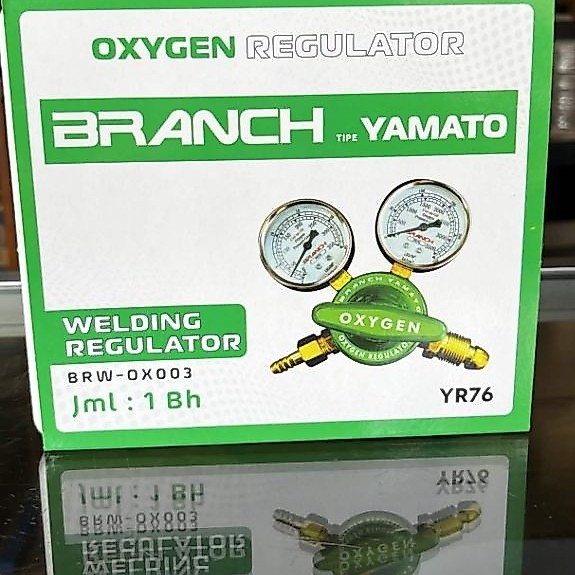 Regulator Oksigen Yamato YR-76 - Tahan Lama, Mudah Digunakan, 2 Manometer