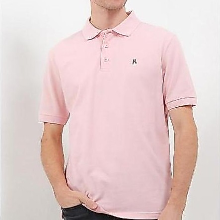 Hush Puppies Kaos Polo Pria Bsc Tangelo Pink
