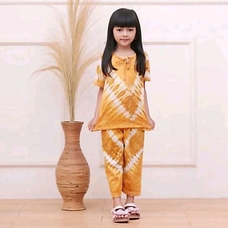 TERLARIS Setelan Kaos Anak CP Perempuan Setelan Anak Cewek Pelangi Celana Panjang Murah Virall