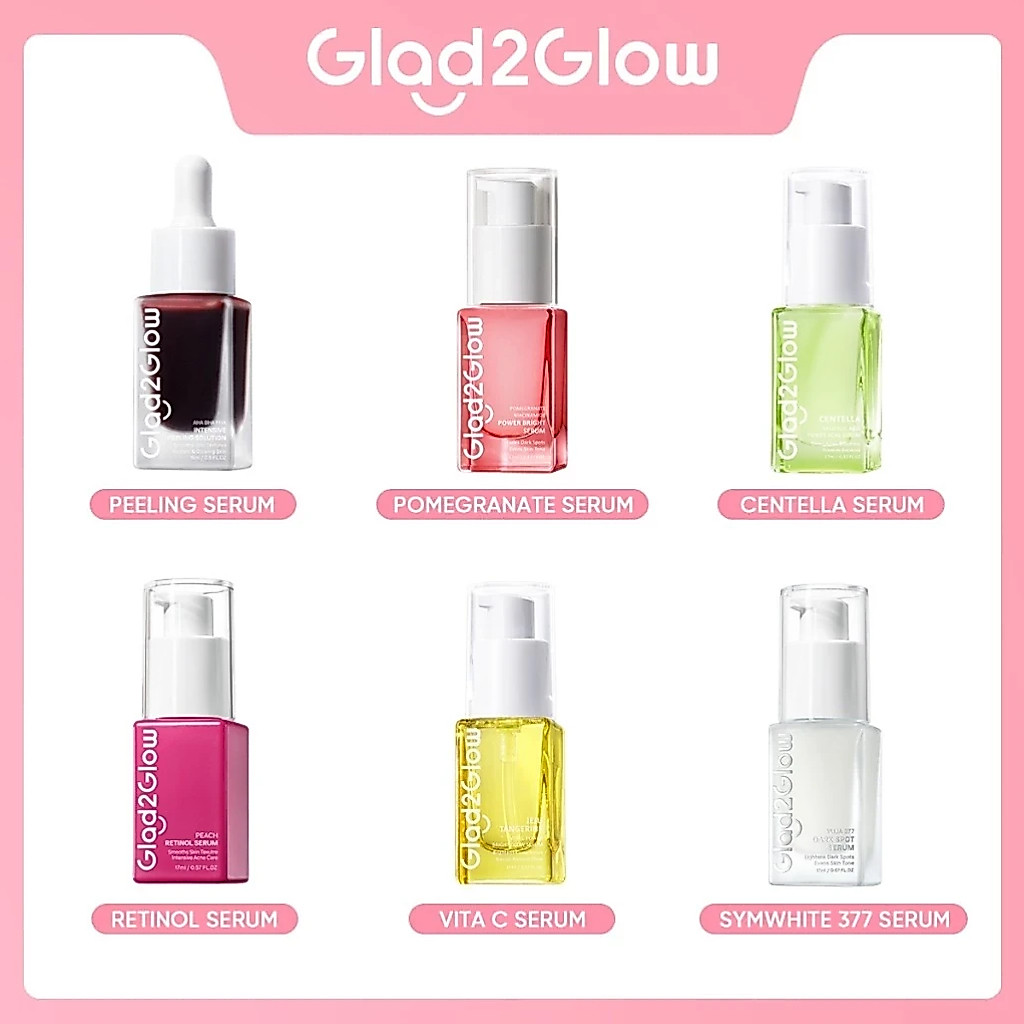Serum G2G | Serum G2G Pome Mencerahkan Glowing Serum Centella Acne Serum Peeling G2G