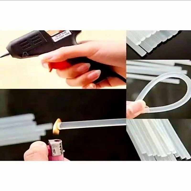 refil lem stik tembak glue stik kecil trasparan lem tembak stick