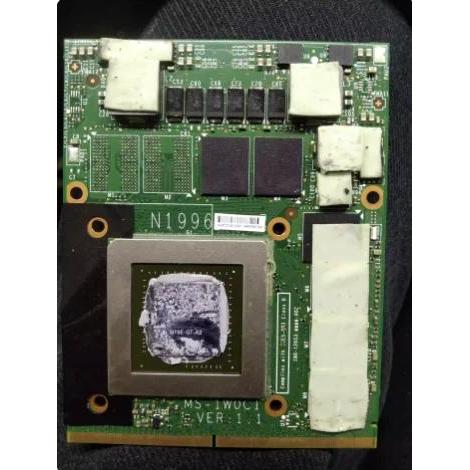 Original For MSI GT70 GT60 Laptop Video VGA CARD MS-1W0C1 VER:1.1 N15E-GT-A2 GTX 870M 3GB 6GB DDR5 1