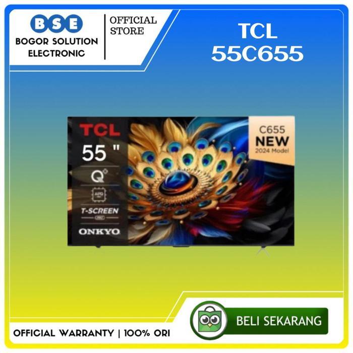 TCL 55C655 Qled Pro Google TV Android TCL  55 Inch 55C655 Qled 4K TCL 55"