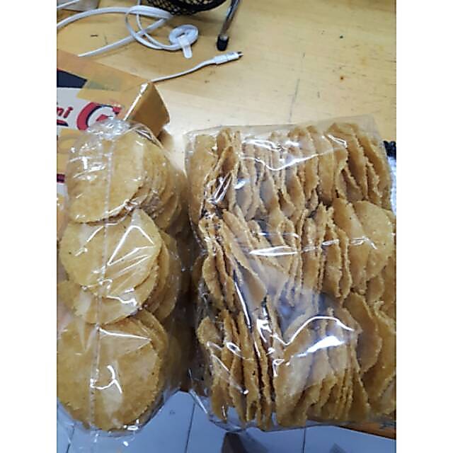 Krupuk Puli Bulat atau Gendar Bulat
