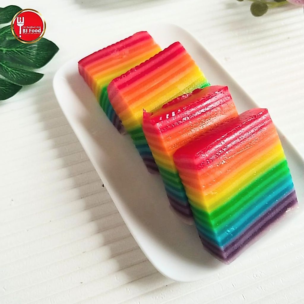 Lapis Pepe Pelangi/ Lapis Pepe / Kue Lapis / Lapis Pepe enak /BJ Food Cake
