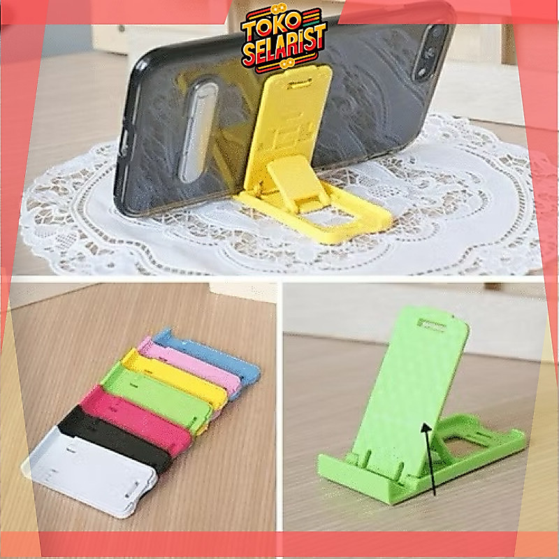 COD MAKASSAR  DUDUKAN HANDPHONE LIPAT / STAND HP TABLET / HOLDER UNIVERSAL / KURSI HP