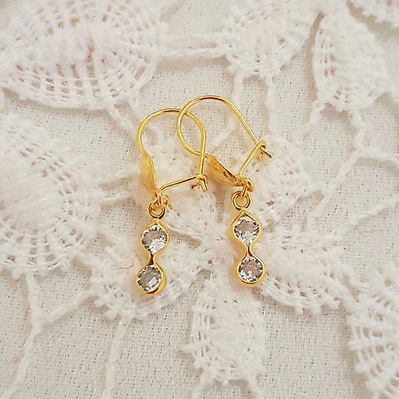 Anting mata 2 Emas Muda 1/2 Gram