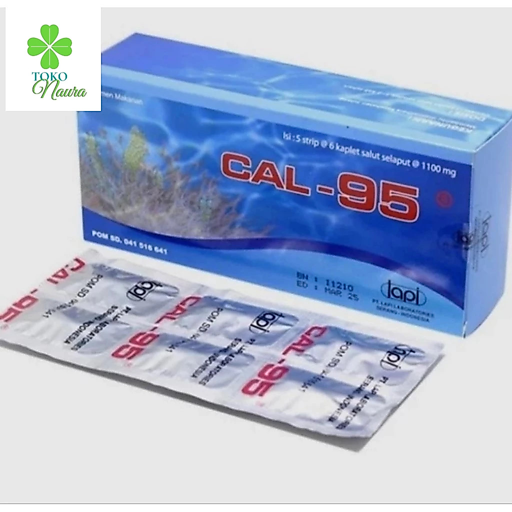 Cal-95  Cal 95 Cal95 Kalsium untuk ibu hamil PERBOX 30 tablet
