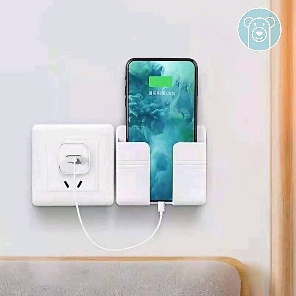Tempat Hp Di Dinding / Holder Hp Dinding / Tempat Remote Dinding / Tempat Remote TV AC