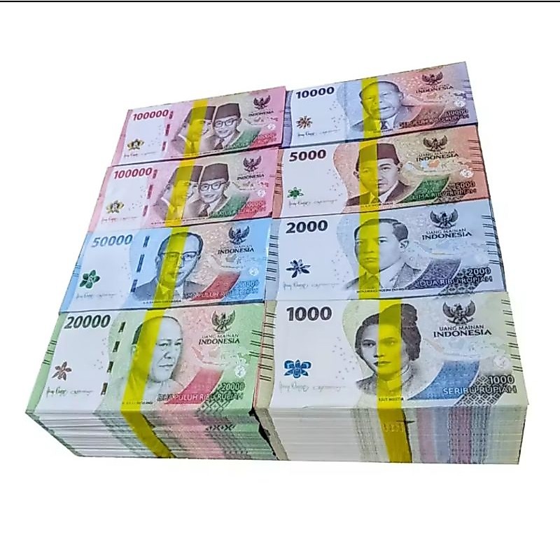 UANG MAINAN KARAKTER ISI(280 LEMBAR)