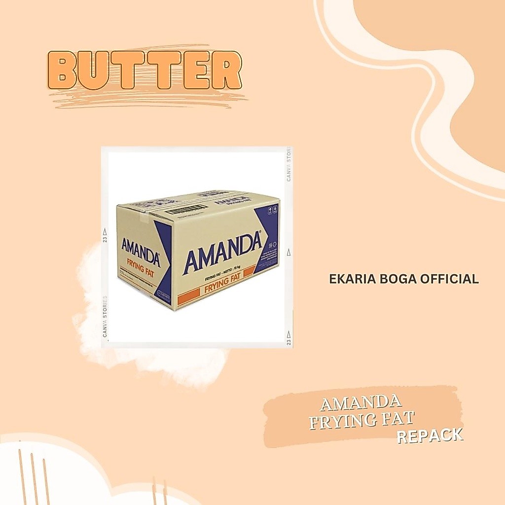 BUTTER | MENTEGA | AMANDA FRYING FAT | REPACK