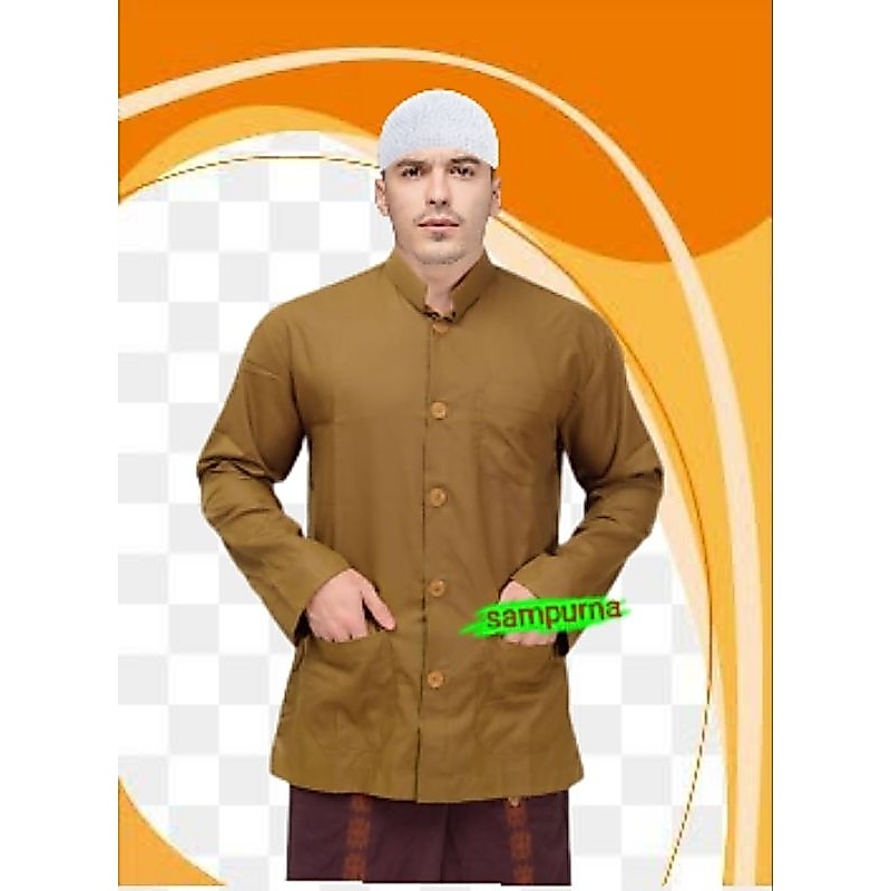 TERBARU BAJu Koko habaib polos lengan panjang / BAJU KOKO HAIBAH KOKO HABAIB