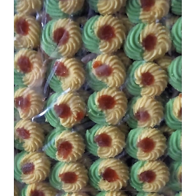 KUE SEMPRIT NANAS KOMBINASI PANDAN 1 KG