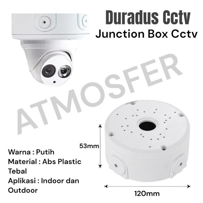 Duradus cctv indoor outdoor junction box camera cctv Putih - Model 1