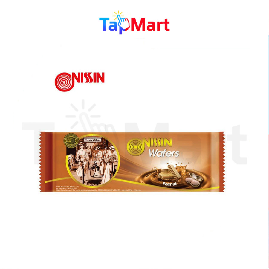 TapMart - Nissin Wafer Peanut Kacang 132 gr