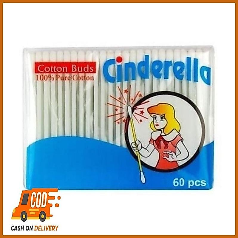 Flash Sale Promo Cutton Bud Merk Cinderella Isi 60 Pcs - Cotton Bud/ Cotton Bud Murah/Cutton Bud Gro