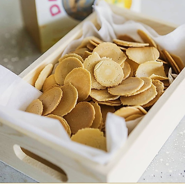 Kue Dolar Opak Dolar 1Kg Kue Kering Manis Renyah Snack Jadul Dolar Kue Kering Opak Jadul