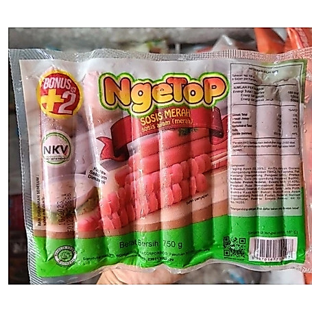 Ngetop Sosis Ayam 750 gr Frozen Food
