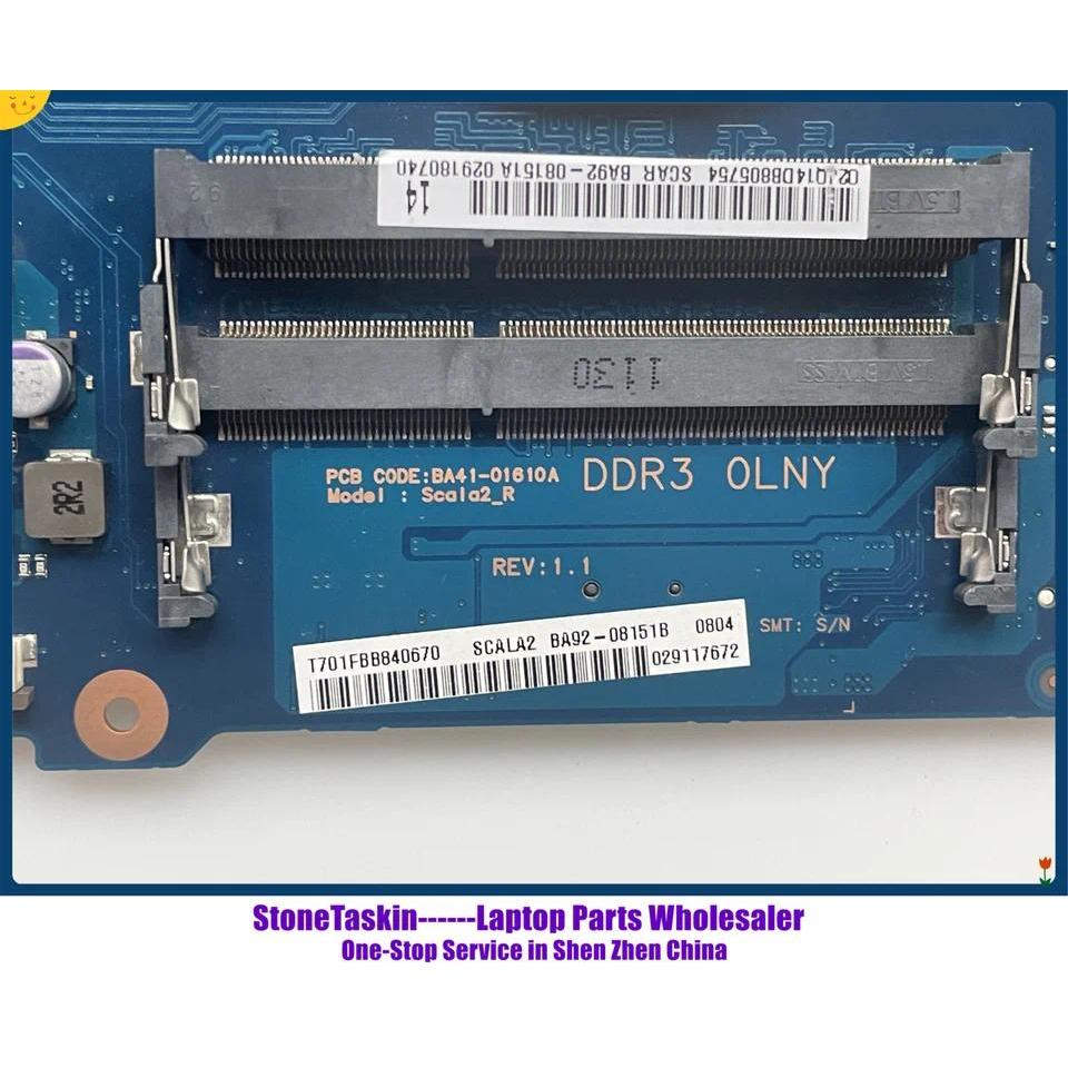 StoneTaskin BA92-08151B BA41-01610A For Samsung RV420 Laptop Motherboard With Heatsink HM65 GT520M 1