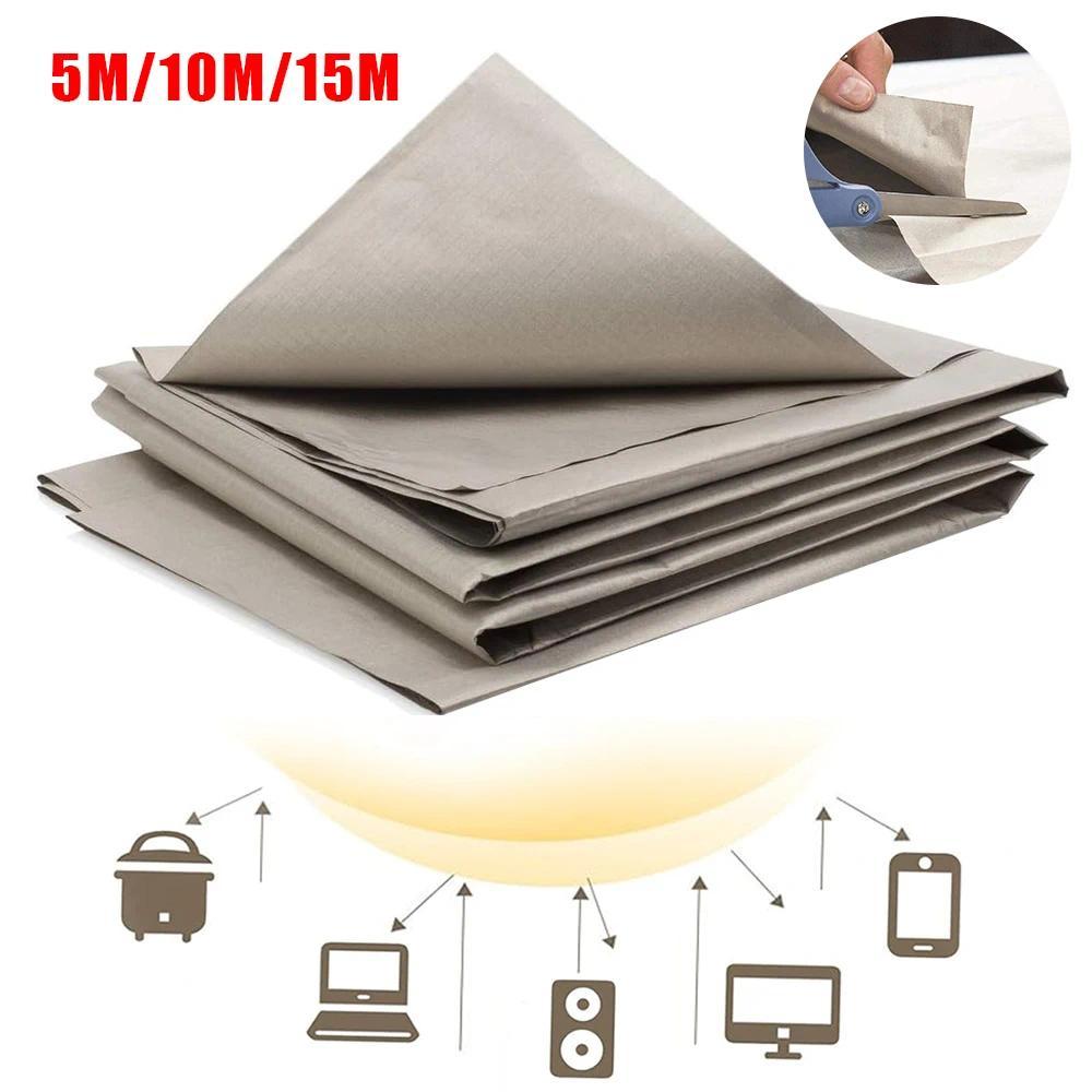 Faraday FabricRFID ShielngBlock WiFiRF AntiRaation Grade Protection Nickel Copper Fabric Nickel EMF 