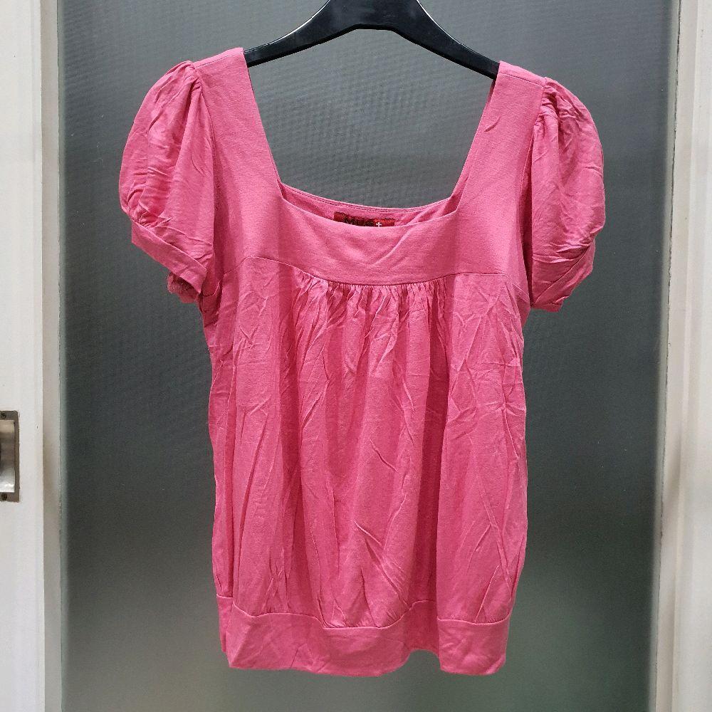N baju cewek atasan wanita blouse mug+ pink preloved second Top Casual Remaja Dewasa