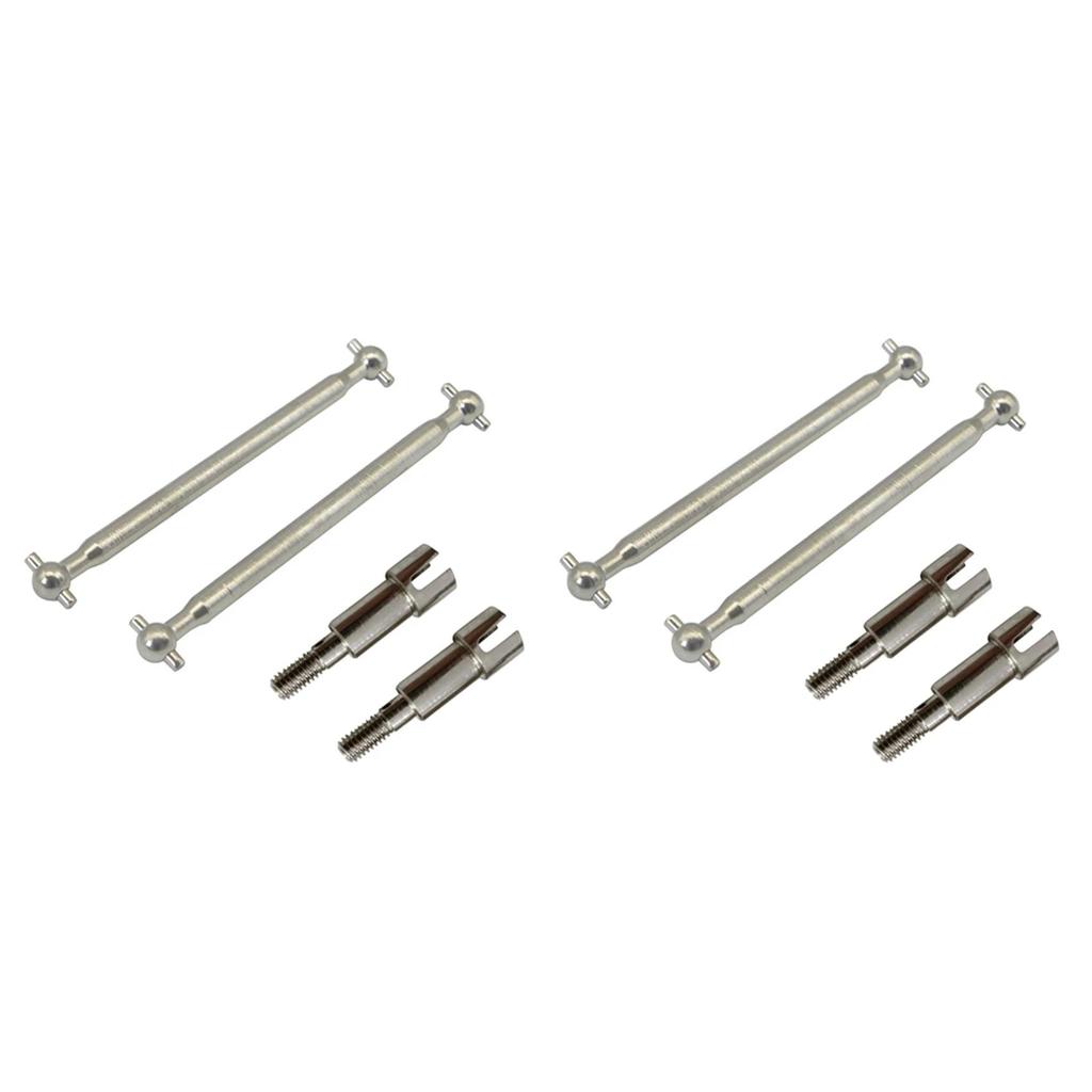 4X Metal Rear Drive Shaft CVD Dogbone For Xinlehong Hosim Q901 Q902 Q903 9130 9136 9137 1/16 RC Car 