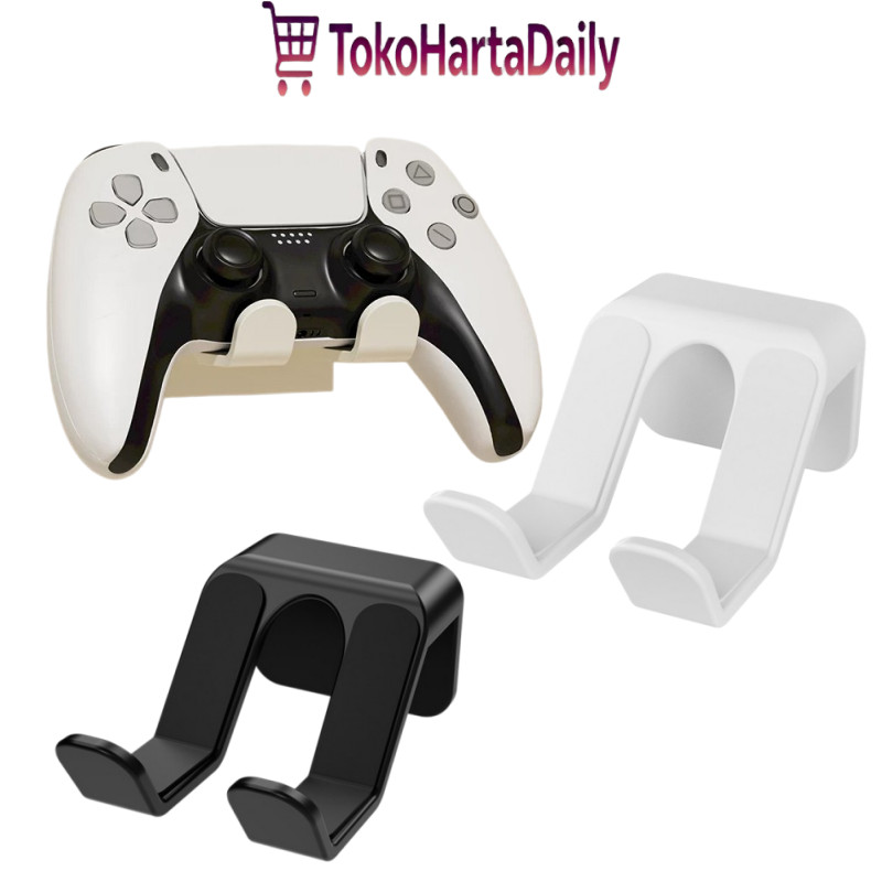 Wall Mount Stand Multifungsi Dudukan Headset Controller PS4 PS5 Kabel Organizer Rak Dinding Gaming S