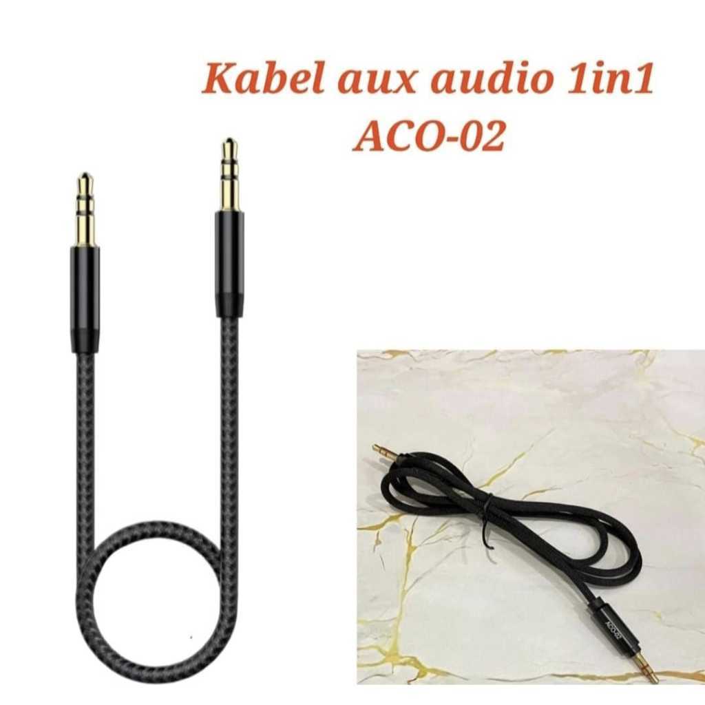 Kabel AUX 1in1Model Tali Kabel Audio Speaker ACO 02