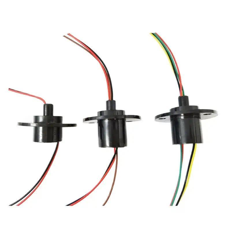 1PCS a 22mm 5A Wind Power Slip Ring 2/3/4/6/8/12 Wind Energy Collector Ring Conductive Rotary Connec