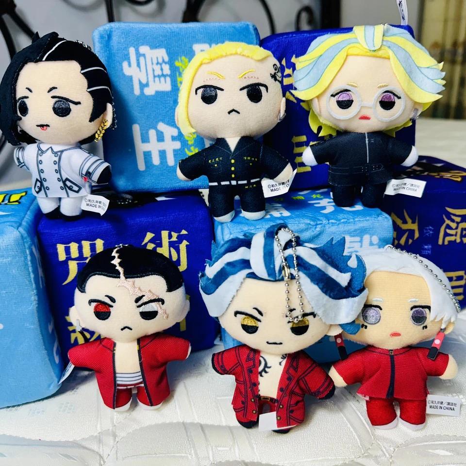Genuine Movic Tokyo Revengers Plush Pendant Toys 10cm Mikey Sanzu Sano Hanemiya Kazutora Sendou Atsu