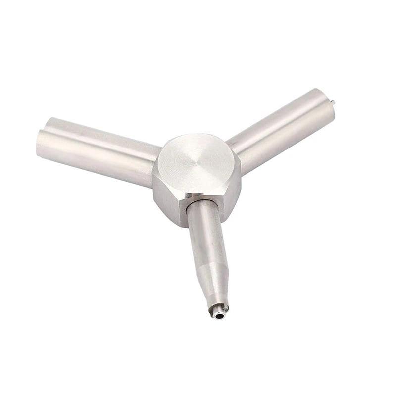 Wholesale Outdoor  Gas Valve Key Steel Triple Force Magazine Charging Tool For GBB AEG KSC WA