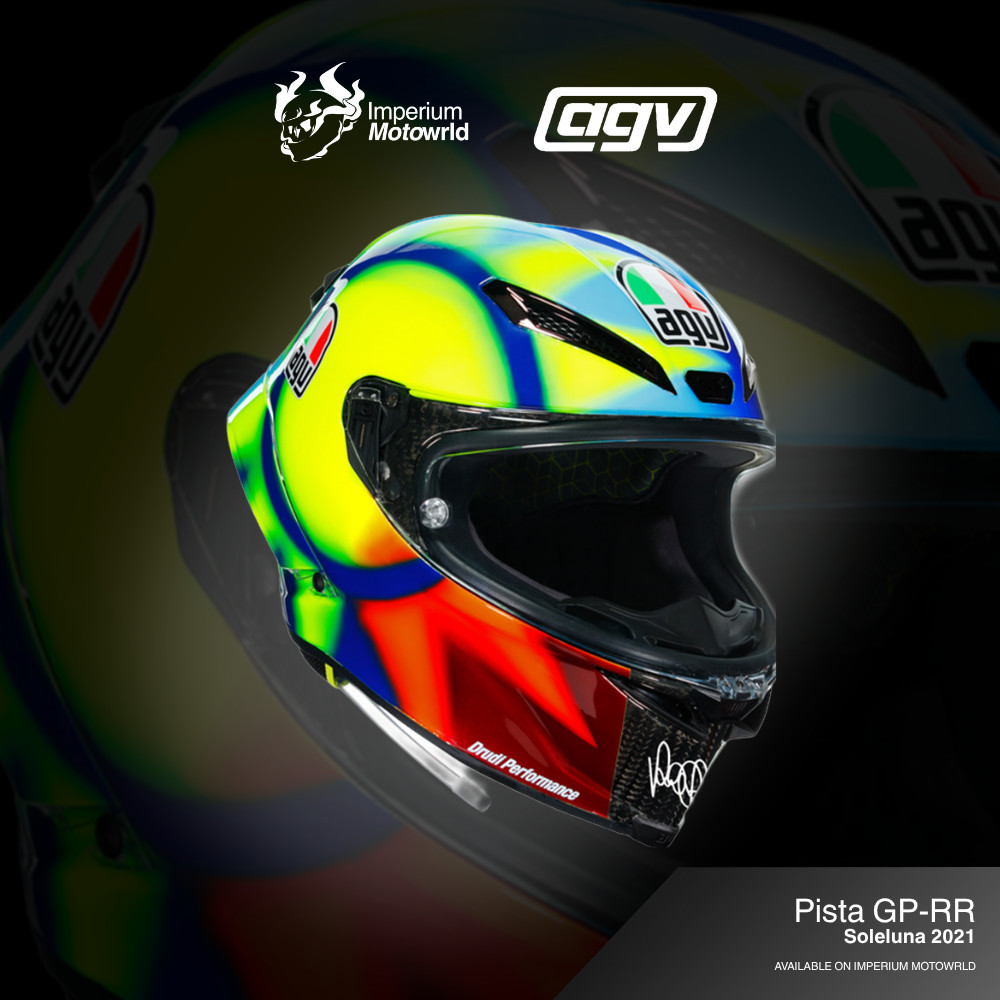 Helm AGV Pista GP-RR Soleluna 2021 | Helmet Full Face Original | Imperium Motoworld