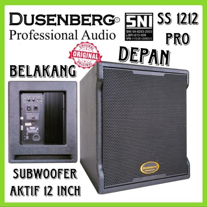 Subwoofer DUSENBERG Aktif 12 Inch, Mega Bass Karaoke, Home Theater